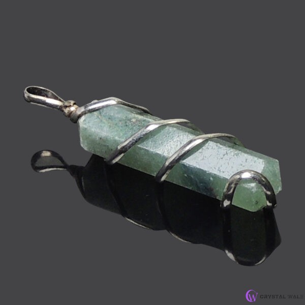 green-aventurine-double-point-pendant